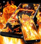 Fire flames live wallpaper screenshot 5