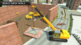 Security Wall Construction & Cargo Simulator 2018 screenshot 2