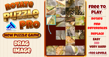 Rotate Slide Puzzle Pro screenshot 1