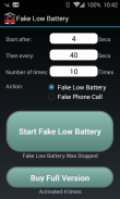 Fake Low Battery screenshot 0