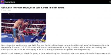 Boxing News screenshot 2