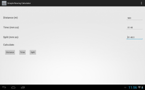 Simple Rowing Calculator screenshot 3