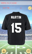 Name Your Football Jersey (Offline) screenshot 6