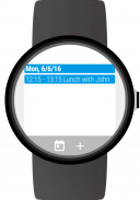 Calendar for Wear OS (Android Wear) screenshot 4
