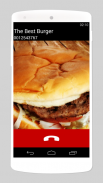 palsu panggilan burger screenshot 1
