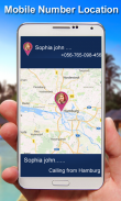 GPS mobile localizzatore di posizione numero screenshot 3