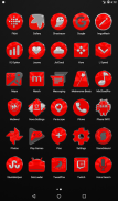 Bright Red Icon Pack screenshot 13