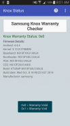KNOX Status Samsung screenshot 1