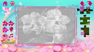 Puzzles for girls: flowers screenshot 1