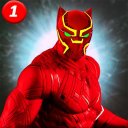 Black speed hero Monster Panther Game : Flash War Icon