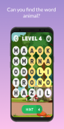 Animal word puzzle game screenshot 0