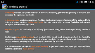 Stretching Express screenshot 14