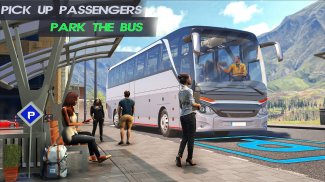 moderno autobús estacionamiento sim 2017: autobús screenshot 3