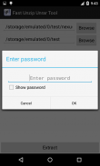 Fast Unzip Unrar Tool screenshot 4