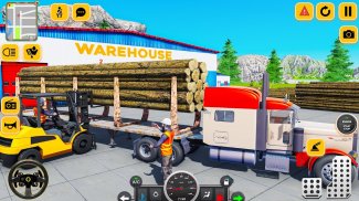 Log Cargo Transport Truck Game screenshot 1