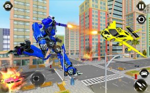 Flying Car Transformer Games screenshot 3