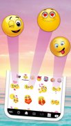 ثيم لوحة المفاتيح Beautiful Sunset Beach screenshot 3