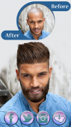 Kiểu Tóc và Râu: Chỉnh Sửa Ảnh screenshot 0