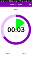 Tabata timer with music screenshot 1
