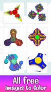 Fidget Spinner Paint by Number screenshot 4