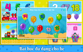 Bé Học Toán: Số Đếm, Cộng, Trừ screenshot 4