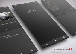 Black Style XIU for Kustom/Klwp screenshot 0