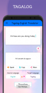 Tagalog - English Translator screenshot 2