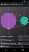 Belt Length Calculator for 2ps screenshot 1