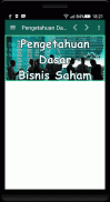 Pengetahuan Dasar Bisnis Saham screenshot 5