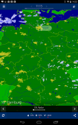 Realtime rainradar Europe screenshot 5