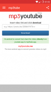 Mp3tube ★ Convert video to mp3 screenshot 1