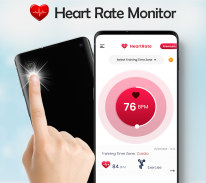 Heart Rate Monitor Pulse Checker:  BPM Tracker screenshot 1