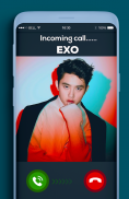 Exo Fake Call App screenshot 0