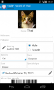 Veterinary health record screenshot 5