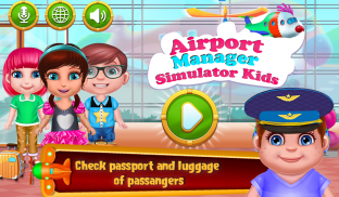 Airport Manager Simulator Kids - Play Clean Planes screenshot 0