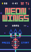 Neon Wings - Space Arcade Game screenshot 0