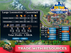 SteamPower1830 - रेल टाइकून screenshot 8