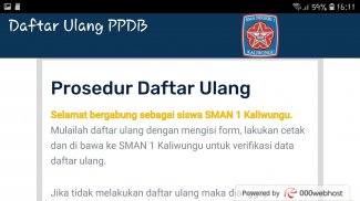 Daftar Ulang PPDB SMAN 1 Kaliwungu screenshot 2