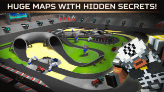 Blocky Cars - Trò chơi Xe tăng screenshot 5