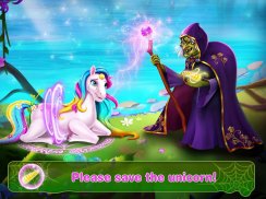 Unicorn Princess 5 – Unicorn Rescue Salon Games screenshot 2