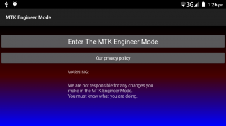 MTK Engineer Mode screenshot 0