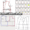 Pattern Clothes Design Icon