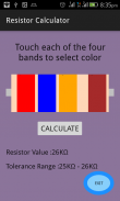 Resistor Calculator screenshot 1