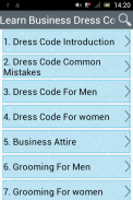 Learn Business Dress Code screenshot 0