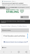 University of Stirling screenshot 1