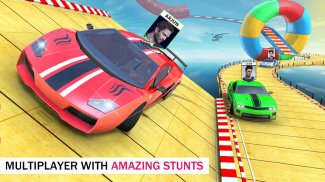Impossible Mega Ramp Real Car Stunts Race screenshot 1