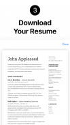 Resume Builder App Free - PDF Templates & CV Maker screenshot 3