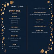 Event-Party Menu Templates screenshot 16