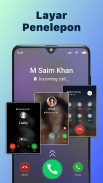 Penyiar Nama Pemanggil & SMS screenshot 1