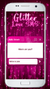 Glitter SMS Themes for Girls screenshot 2